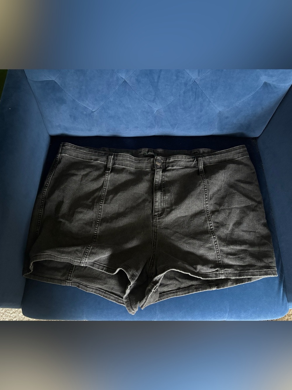 wild fable Black High-Rise Denim Shorts